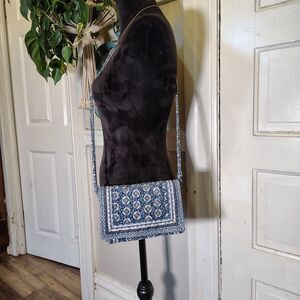 VTG Vera Bradley Blue Petite Crossbody RETIRED